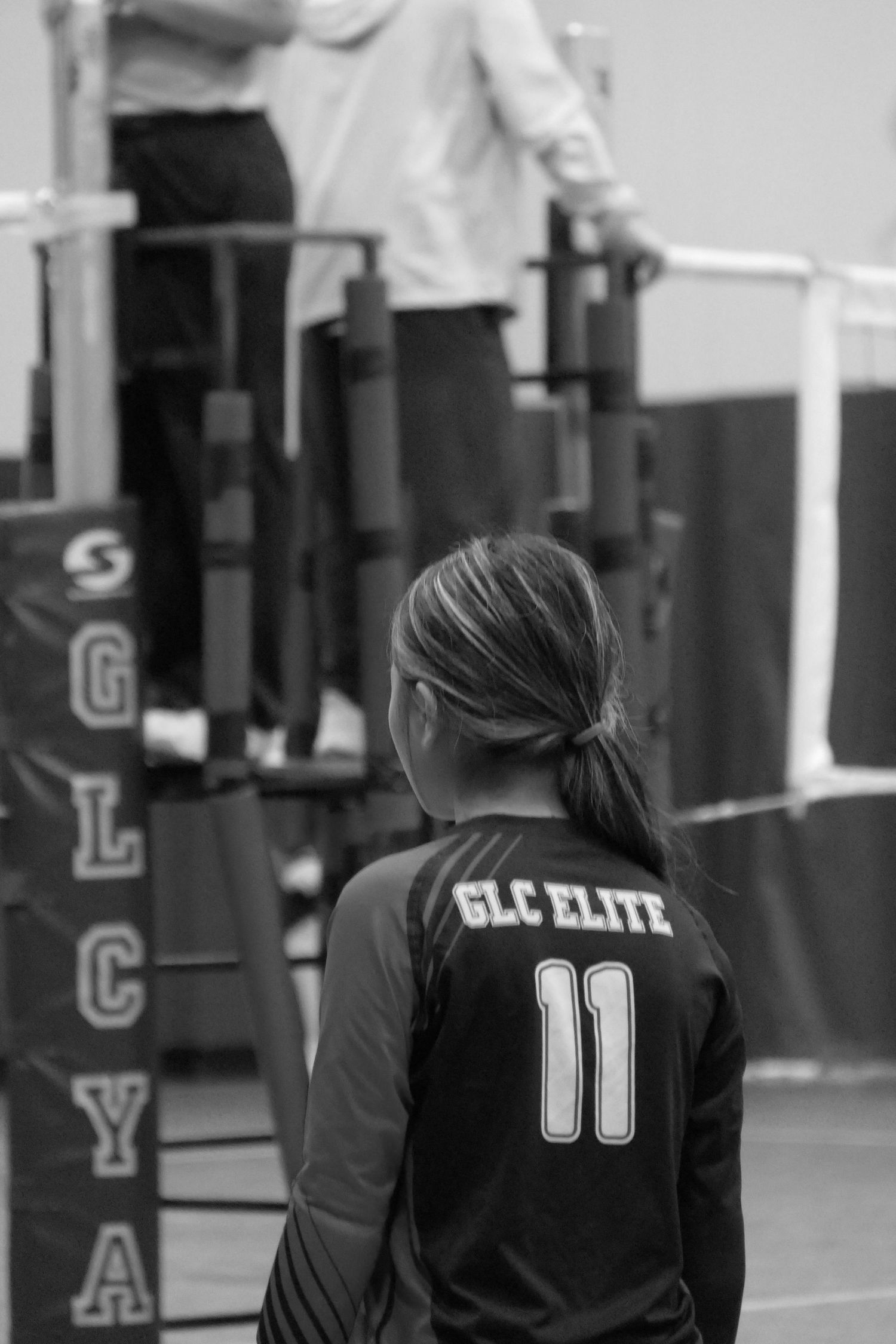 Young athlete on a field